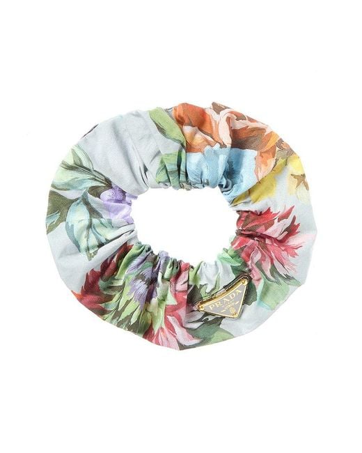 Prada White Scrunchie