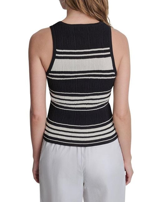 DKNY Black Striped Sweater
