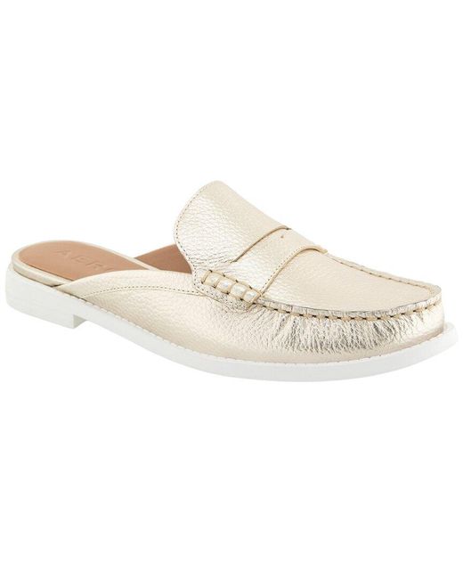 Aerosoles White Salome Leather Flat