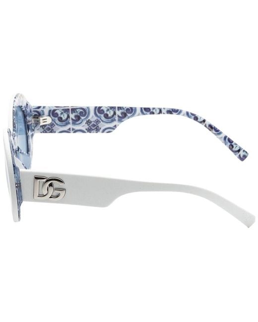 Dolce & Gabbana Blue Dg4448f 51mm Sunglasses