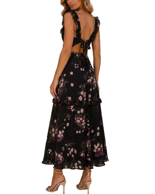 COLON DIANA Black Maxi Dress