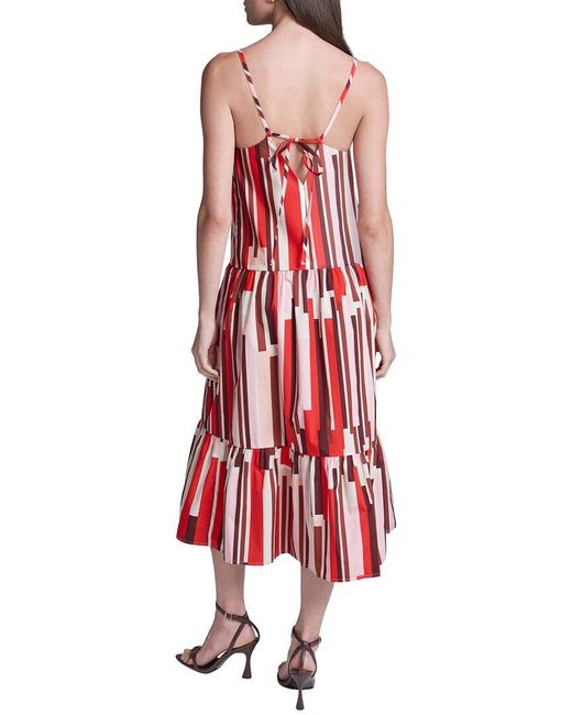 BCBGMAXAZRIA Red Shift Dress
