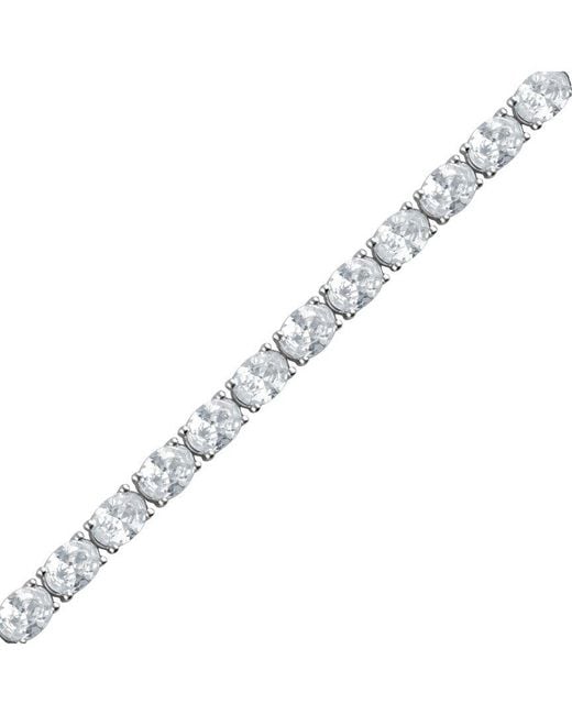 Lab Grown Diamonds White 14K 8.00 Ct. Tw. Lab-Grown Diamond Tennis Bracelet