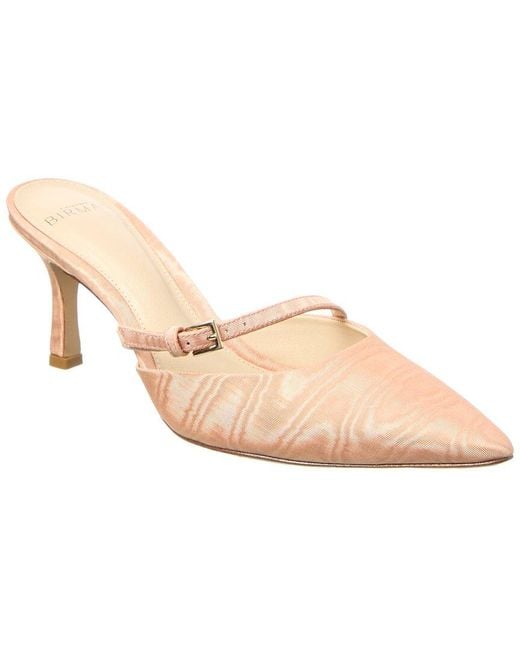 Alexandre Birman Natural Jazzie Grosgrain Mule