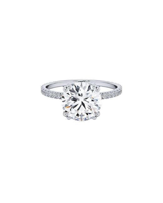 Lab Grown Diamonds White 14K 3.35 Ct. Tw. Lab-Grown Diamond Ring