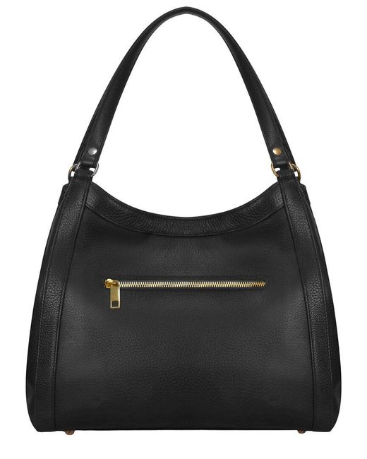 CHAMPS Black Gala Leather Hobo Bag