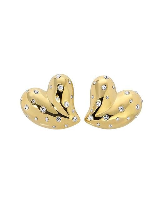 Eye Candy LA Metallic Cz Statement Earring