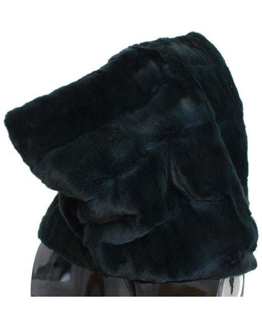 Dolce & Gabbana Black Scarf Hat