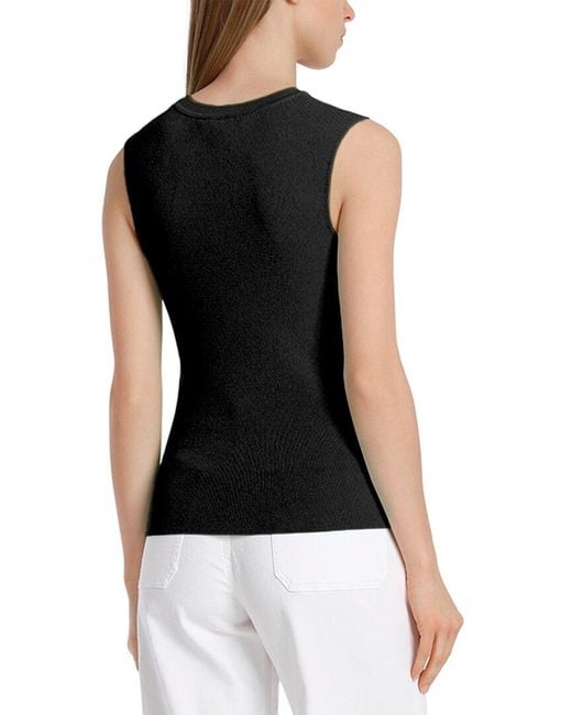 Marc Cain Black Sleeveless Top