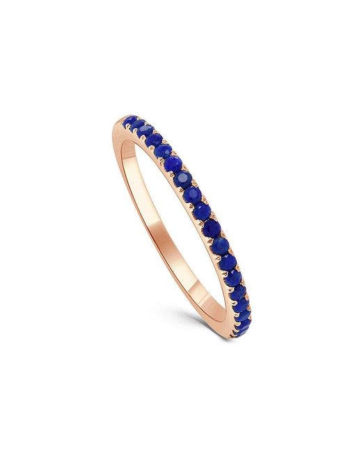 Sabrina Designs Blue 14k Rose Gold 0.32 Ct. Tw. Lapis Ring
