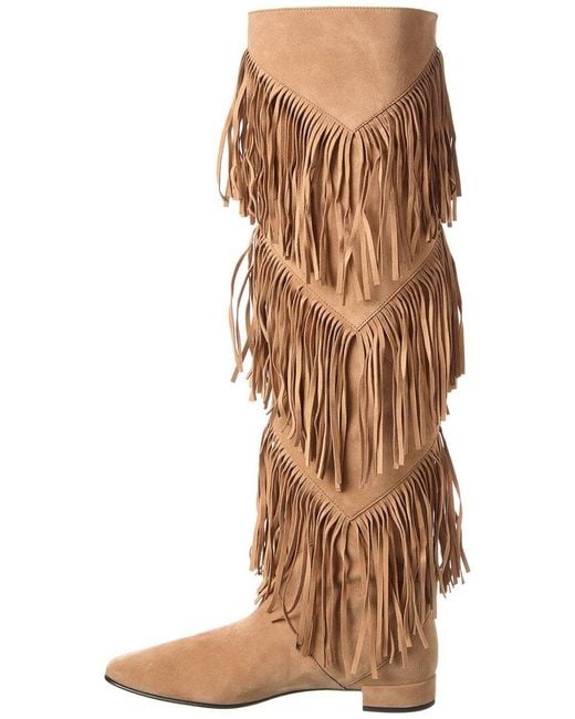Roger Vivier Brown Suede Over-the-knee Boot