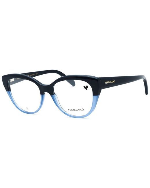 Ferragamo Blue Sf2970 53Mm Optical Frames