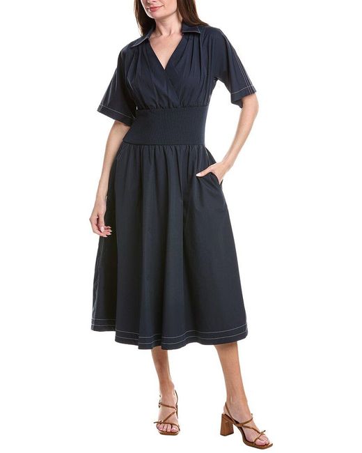 Boss Blue Dakari Midi Dress