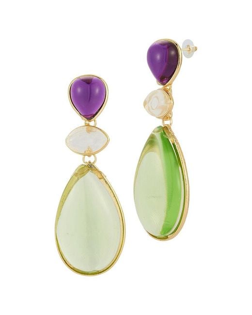Sphera Milano White Plated Earrings