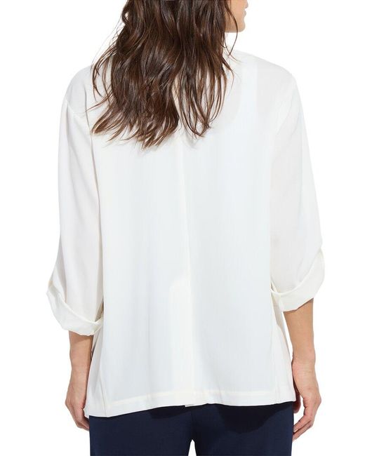 Lyssé White Genevieve Relaxed Blazer