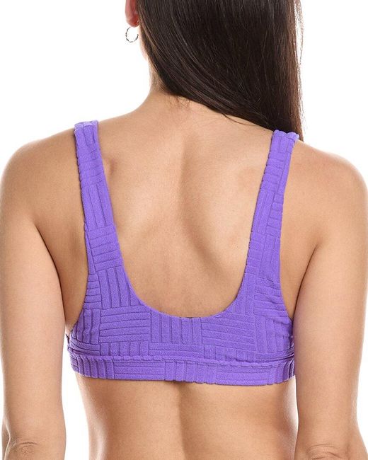 Beach Riot Purple Peyton Top