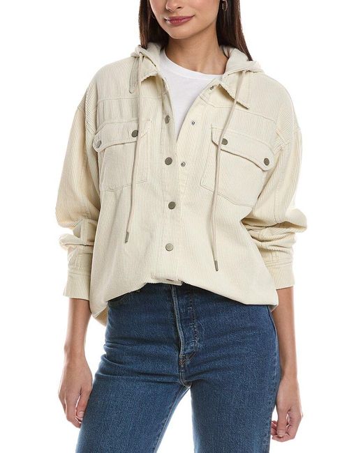 OAT New York Natural Hooded Corduroy Jacket