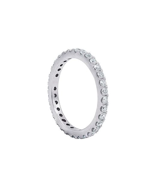 Diana M White Fine Jewelry 18k 1.00 Ct. Tw. Diamond Eternity Ring