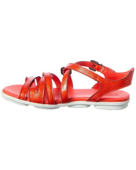Arche Red Palika Leather Sandal