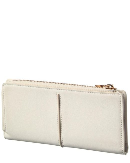 Tod's Natural Timeless Leather Card Case