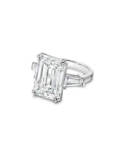 Diana M White Diana M. Platinum 11.00 Ct. Tw. Lab-Grown Diamond Ring