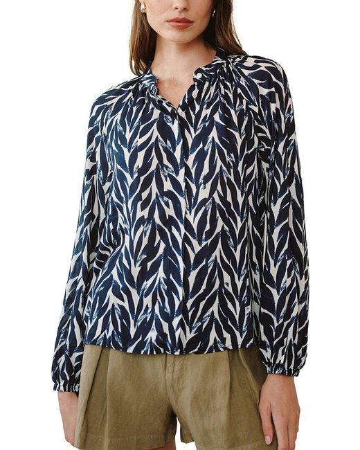 Bella Dahl Blue Raglan Shirt