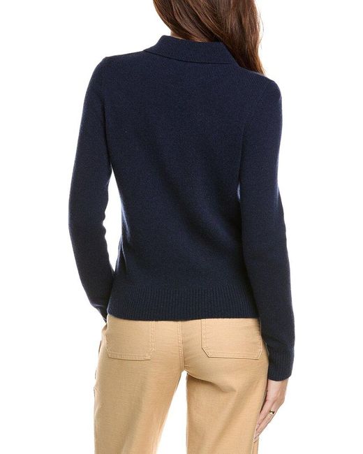 Kier + J Blue Kier + J Wool & Cashmere-Blend Cardigan