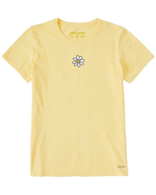 Life Is Good. Yellow Crusher T-Shirt