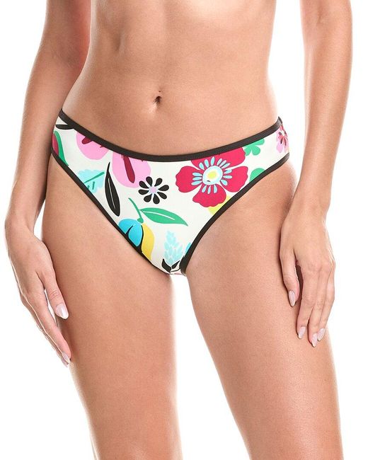 Kate Spade Blue High-Cut Bikini Bottom