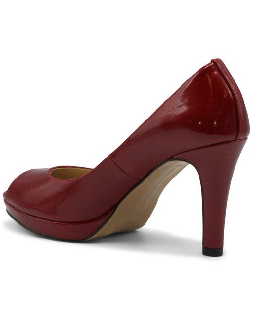 Adrienne Vittadini Red Gervin-1 Pump