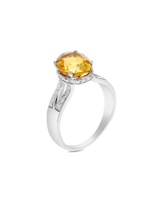 Amairah White 2.00 Ct. Tw. Citrine Ring