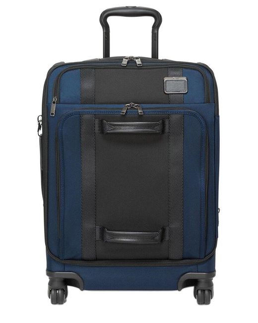 Tumi Blue Merge Contl Front Lid 4 Wheel Carry-on