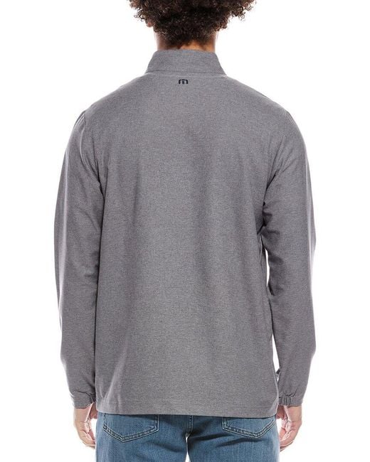 Travis Mathew Gray Move Mountains Jacket for men