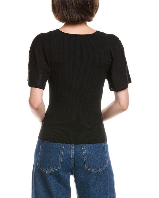 Ramy Brook Black Amiel Sweater