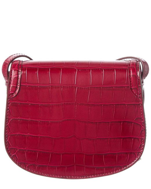 Tom Ford Red Mini Leather Shoulder Bag