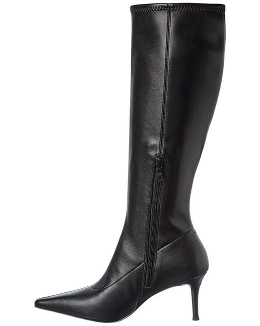 Rag & Bone Black Mercer Leather Knee-High Boot