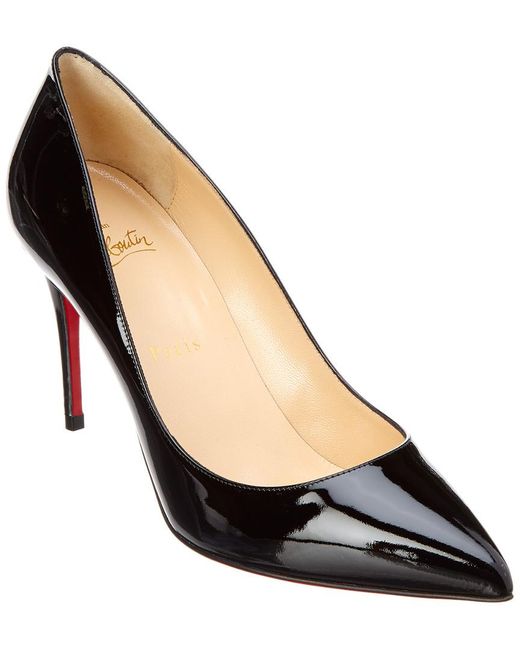 Christian Louboutin Pigalle 85 Patent-leather Courts in Brown | Lyst