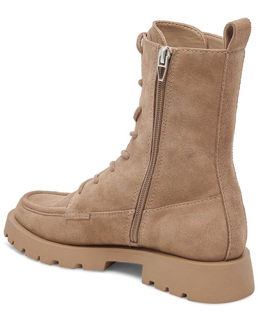 Dolce Vita Brown Eadie Suede Lace-up Boot