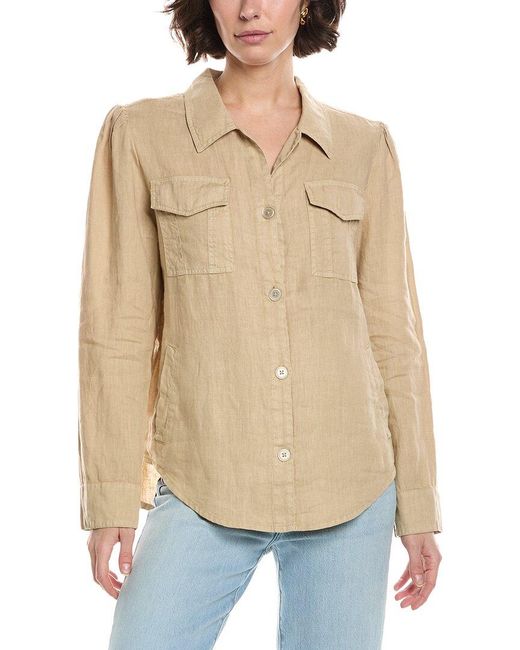 Michael Stars Natural Jay Linen Shacket