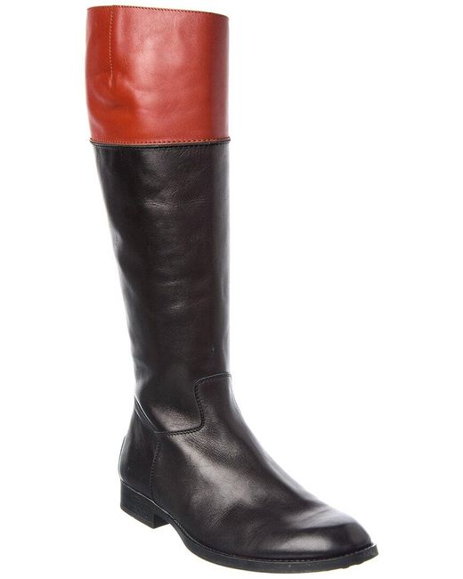 Tod's Red Leather Boot