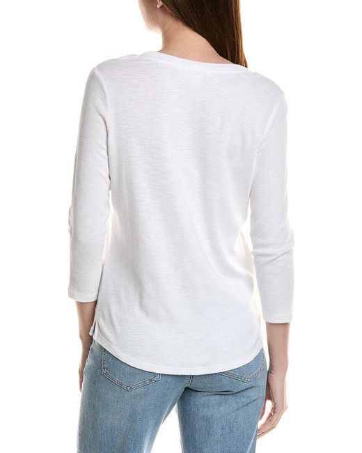 Tommy Bahama White Ashby Isles Rib T-Shirt