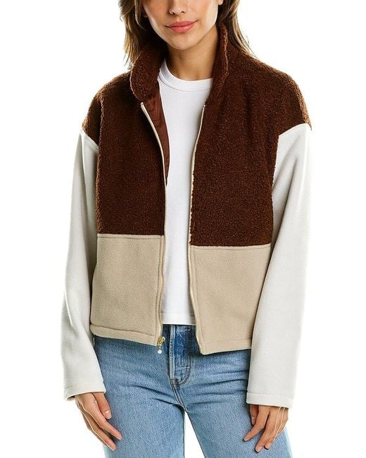 DONNI. Blue Sherpa Jacket