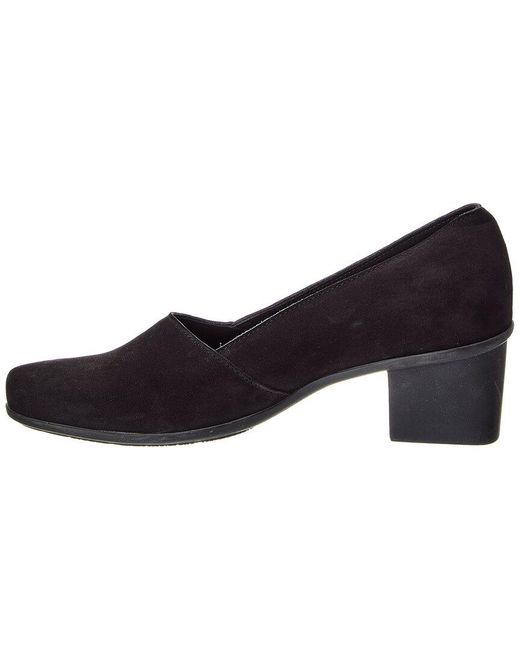 Arche Black Marbel Suede Pump