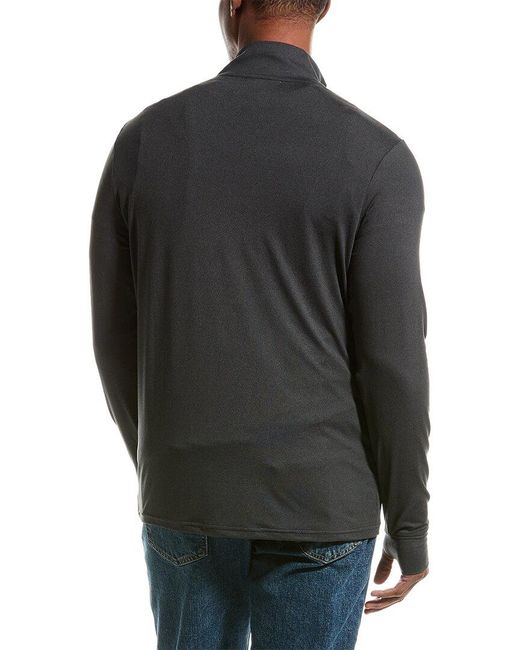 Onia Black Everyday Half-zip Pullover for men