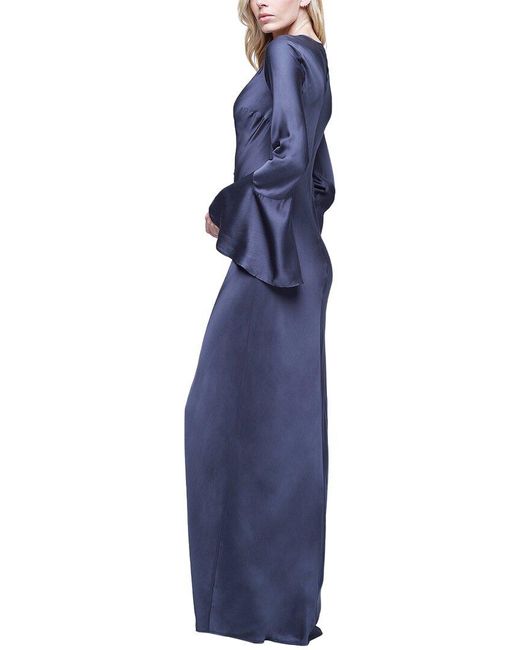 L'Agence Blue Dakota Dress