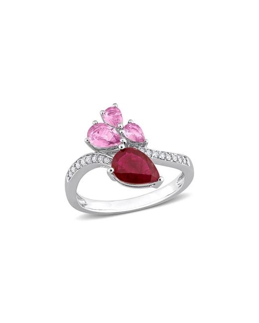 Rina Limor Pink 14k 2.28 Ct. Tw. Diamond & Gemstone Ring
