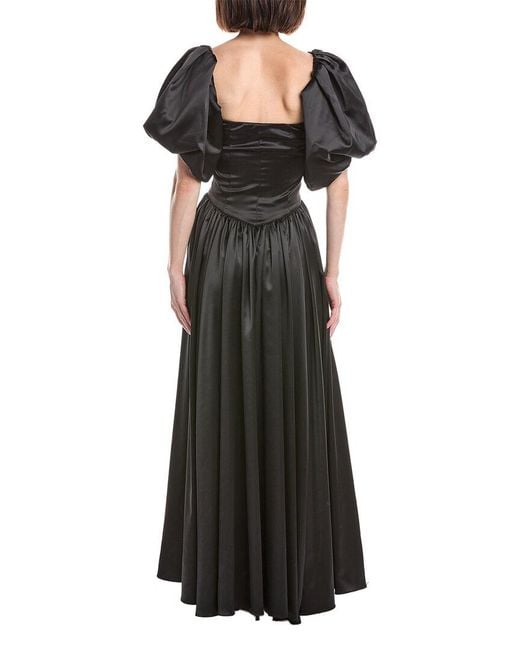 Caroline Constas Black Christina Gown
