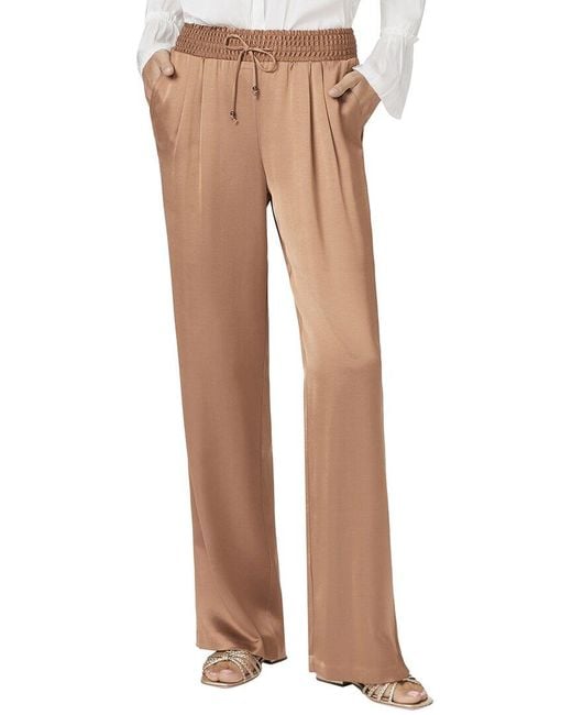 PAIGE Natural Tinesia Camel Wide Leg Pant Jean