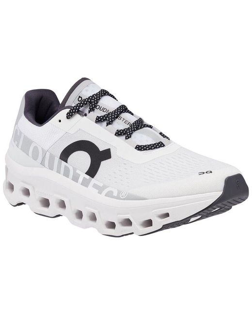 On Shoes White Cloudmonster Running Shoe for men