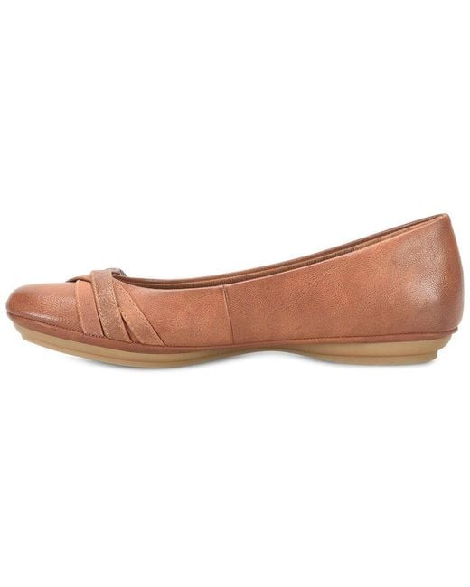 EuroSoft Brown Shainna Ballet Flat